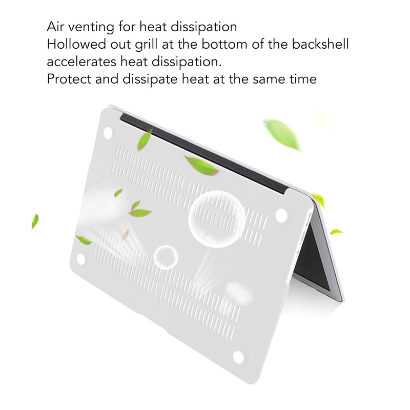 For MacBook Laptop Protective Case Thin Light Crystal Frosted Laptop