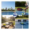 Juego De 4 Paletas Y 4 Pelotas De Pickleball Con