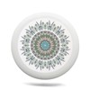 Uanvaha Mandala Floral Flying Disc Turquoise Flower Paisley Boho Feathers