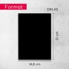 Magstick Set of 6 Polystyrene Panels Black I DIN A4