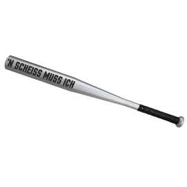 Spaß Kostet Baseball Bat Aluminium Scheiss muss Ich 26 Inches 65 cm Long Ideal for Baseball