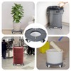 W B D WEIBIDA 2Pk Trash Can Roller Base with