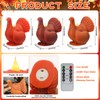 Fall Flameless Candles Thanksgiving Decor - Turkey Figural Real Wax
