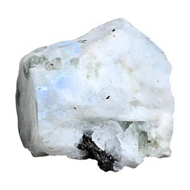 Rainbow Moonstone Raw Crystals Rough Gemstones with Authenticity Card, Velvet Pouch Raw Stones for Tumbling, Cabbing, Polishing, Cutting Natural Healing Crystals for Home Decor, DIY Stones