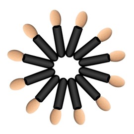 Aplicadores de Sombra de Ojos Desechables, 120 Piezas Brochas de Sombra de Ojos Pequeños Aplicadores de Sombra de Ojos Con Punta de Esponja, Palos de 1.57 Pulgadas, Mini Brochas de Maquillaj