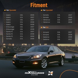 maXpeedingrods 6949N New Starter Motor for Hyundai Azera/Entourage/Santa FE/Sonata 2006-2008/Veracruz 2007-2008, for Kia Sedona 06-07/Amanti 2007-2008, Replace 113326 8000172 36100-3C130