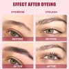 Easilydays Black Tinted Eyebrow Gel, Volumizing, Smudgeproof, Thickening Brow Shaper,