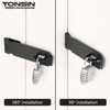 YONSIN 5" Door Padlock Safety Hasp Latch, Door Hasp Clasp