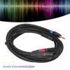 3.5mm Stereo Male to Dual 2 XLR Male Plug Connector