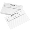 Modern Recipe Cards (Set of 60) - 4x6” Double Sided