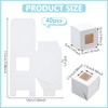 PH PandaHall 2 Inch White Mini Gift Boxes, 40pcs Square