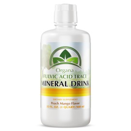 Organa Trace Minerals - Liquid Colloidal Minerals Supplements - Plant Derived for Maximum Absorption - Colloidal Minerals Liquid for Wellness - 32 Ounces