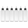 PATIKIL 8oz(240ml) Plastic Dispensing Bottle, 6Pcs Squeeze Empty Bottles with