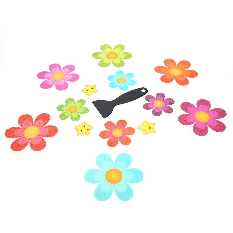 Mingzhe Beautiful Flower Shape Bathroom Waterproof Non Slip Sticker for