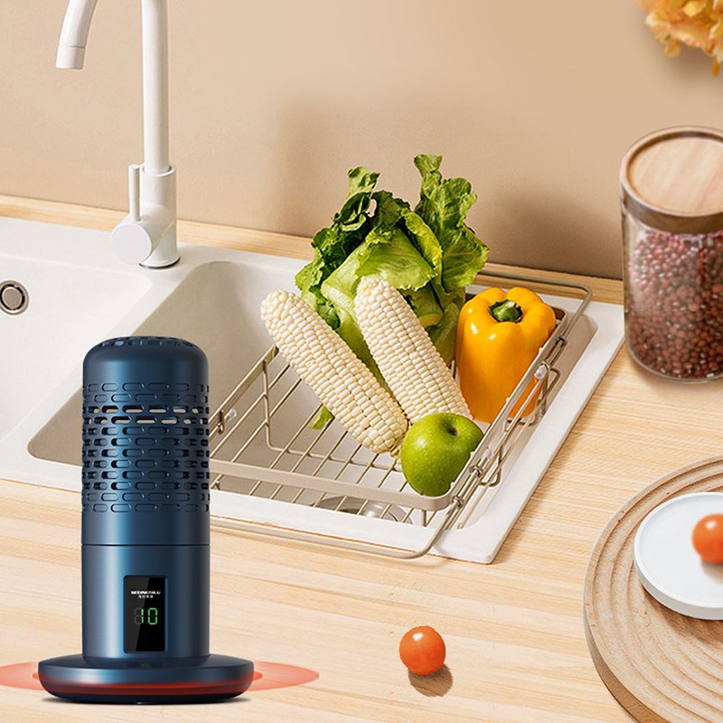 Fruit Washing Machine Digital Display Light Weight Vegetable Cleaner Purifier