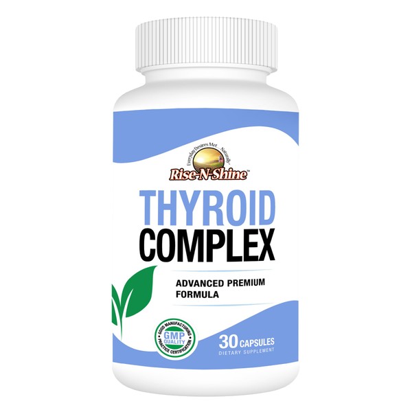 RISE-N-SHINE Thyroid Support Supplements for Women and Men - Energy