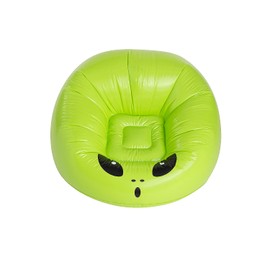 Fun Express Inflatable Green Alien Chair