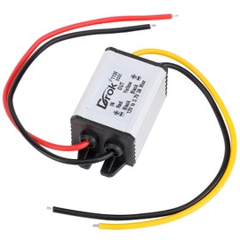 DROK dcdc converter 12V to 3.7V 3A Buck Module Voltage Regulator Ballast Waterproof Variable Output Power Transformer (12V-3.7V 3A)