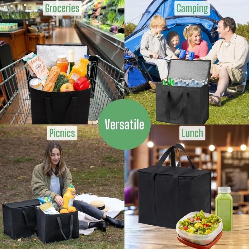 Cool Bag Large Foldable 35L Thermal Bag Cool Bag for