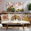 QIONG MENG Summer Pillow Covers 18x18 Inch Set of 4