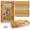 Roach Traps Indoor Sticky (18 Pack) - Glue Traps for
