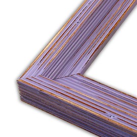 The Rusty Roof Distressed Cimarron French Lilac Picture Frame-Solid Wood, 18x24