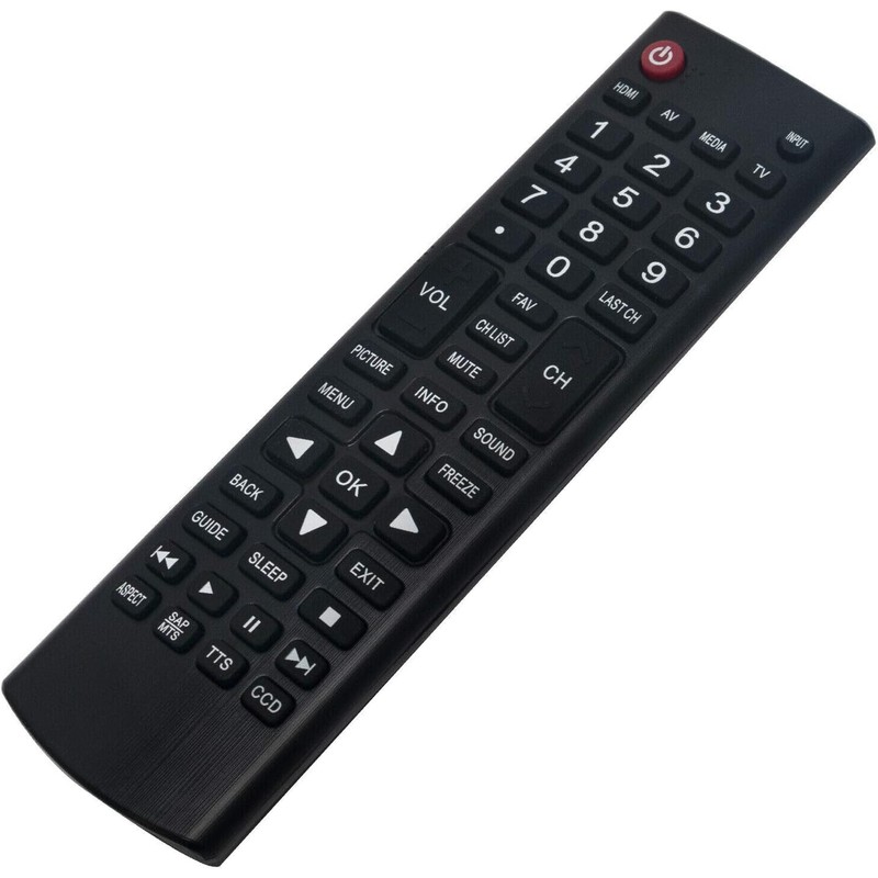 Remote for ONN TV ONC50UB18C05 ONA24HB19E02 ONA43UB19E04 ONA50UB19E0