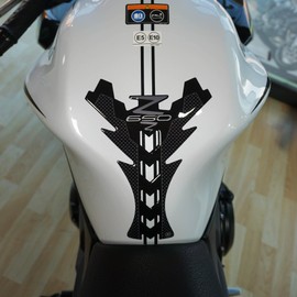labelbike - 3D Sticker Motorcycle Tank Pad Protection and Decoration Made of Resin Compatible with Kawasaki Z650 2021