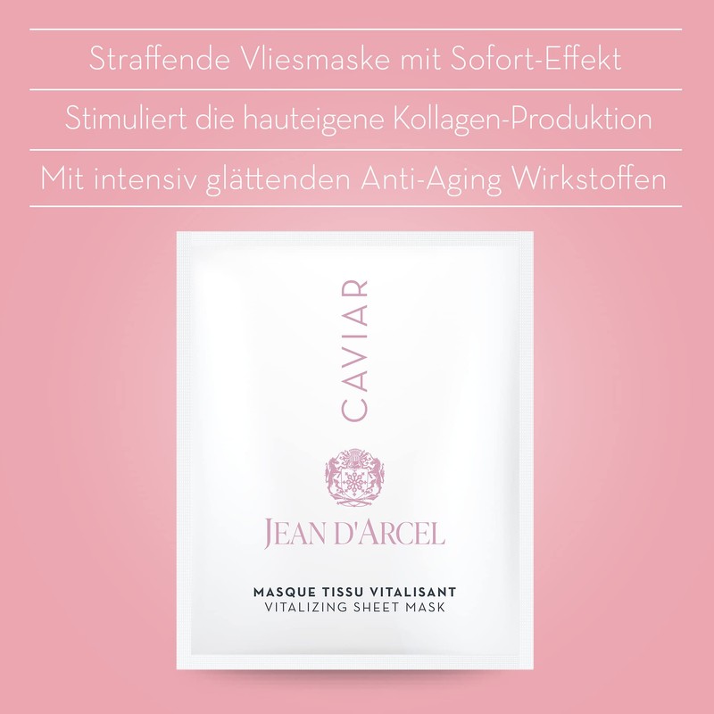JEAN D'ARCEL - Caviar masque tissu vitalisante - anti-ageing care