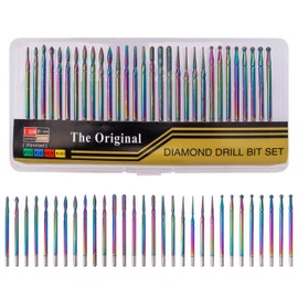 Mesee 30 Piece Diamond Nail Drill Set, Stainless Steel Nail Drill Accessories, Nail Grinder Attachments Bits, Nail Drill Tools, Polishing Grinding Body for Manicure, Pedicure, Home Nail Care