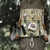Portable Travel Organizer with Webbing Hanger Outdoor Hanging Camping Utensil
