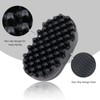 Hair Sponge for Curls, 2-Pack Black Styling Brushes for Afro