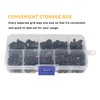 BinifiMux M4 Flat Head Screws and Hex Nuts Phillips, Countersunk