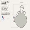 BabyToLove Baby Towel Butterfly Extra Large Apron Bamboo Ultra Soft
