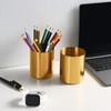Gold Pen Holder for Desk, 304 Stainless Steel Pen Organizer