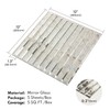 Lovdeco Peel and Stick Antique Mirror Strip Tile, 1.2 x