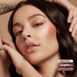 FOCALLURE Kit de 3 Barritas Contorno - Iluminador, Bronceador y Rubor Cremosos, Fórmula No Grasa y Duradera, Ideal para Perfilar y Difuminar con un Acabado Impecable,LIGHT-MEDIUM