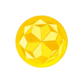 Tabata GV0885 FO A Golf Marker, Golf Round Supplies, Marker, Golf Marker, Competition Prize, Magnet, Reflective, Easy to Find, Flash Yellow, Plain