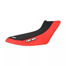 Enjoy Mfg Can Am Outlander Max 450 570 650 850 1000 Seat Cover RED & BLACK Logo #292