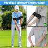 KIRZAX 2pcs Golf Swing Trainer Aid, Arm Posture Correction Band,