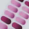 JMEOWIO Semi Cured Gel Strips Nail Art Sticker Wrap Glitter