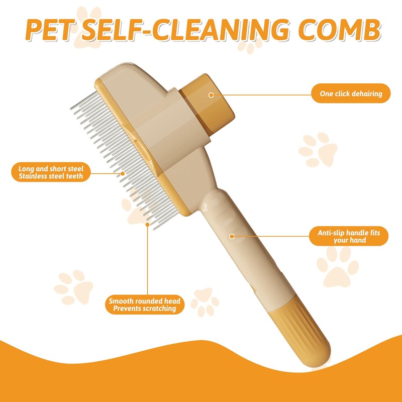 Cat Brush, Dog Brush, Cat Comb for Long Hair/Short Hair,