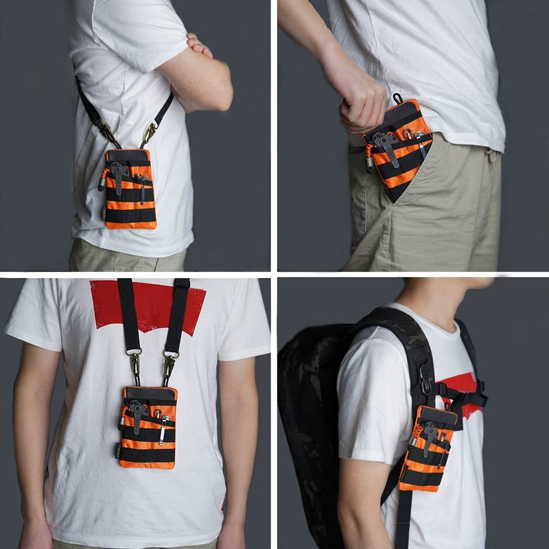 VIPERADE VE3-P Pocket Organizer Pouch, Small EDC Pocket Pouch with