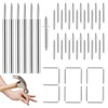 Faankiton 300PCS Double Headed Skirting Nails, Double-Head Skirting Thread Seamless