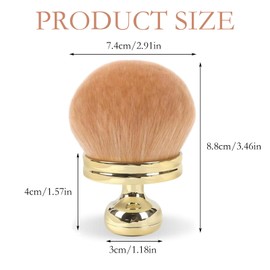 Body Brush for Tan, Supreme Cream Body Makeup brush, Face, Portable Tanning Applicator Brush for Smooth Application of Self Tanning Lotion and Bronzers
