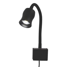 CAPASTEC Fish Tank Light, Aquarium Light, USB Small Aquarium Light with Timer, 360° Rotate Aquarium Lamp, 3 Colors Adjustable Focal Length, Black