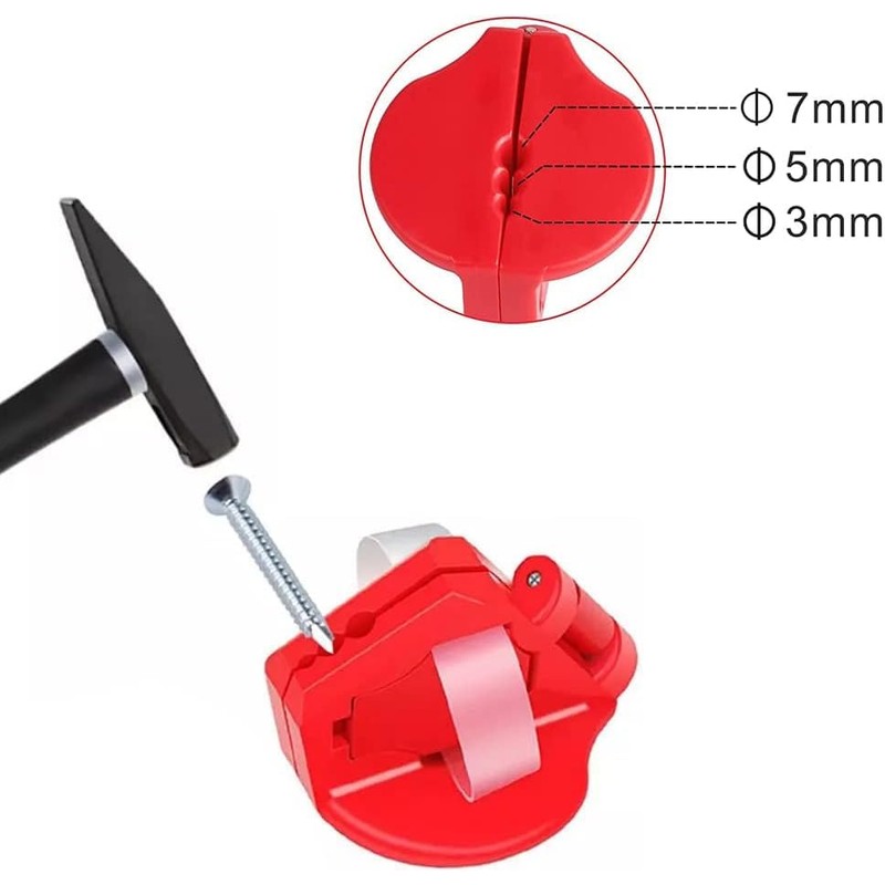 Nail Holder for Hammering, Plastic Pliers,Finger Protective Nail Guide,Home Tool
