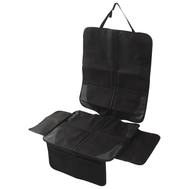 Baby Car Seat Protector with Mesh Storage Pocket Wear Resistant