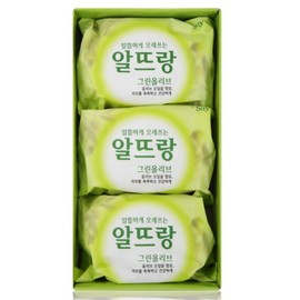 Altrang Green Olive Soap, 140g, 3 packs / 알뜨랑 그린올리브 비누, 140g, 3개입