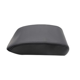 NLQR Leather Armrest Center Console Lid Cover Black Compatible with Ford Focus 2012 2013 2014 2015 2016 2017 2018